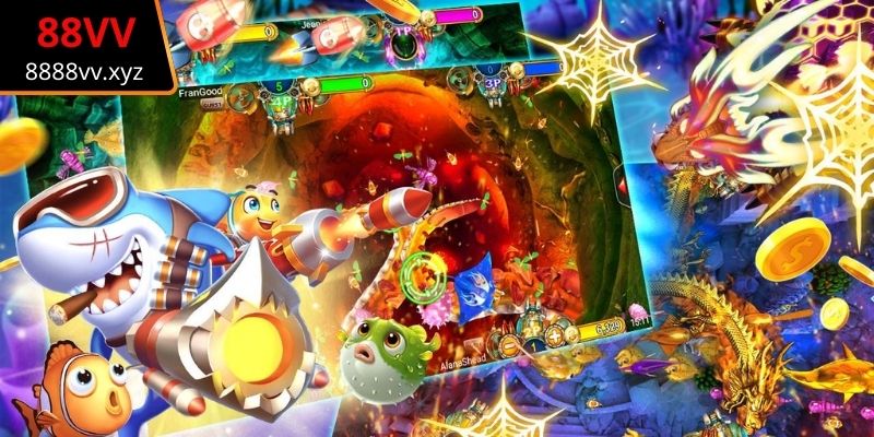 Trải nghiệm bắn cá 88VV cực cuốn hút, hiệu ứng chân thực